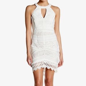 Adelyn Rae Lace Keyhole Dress